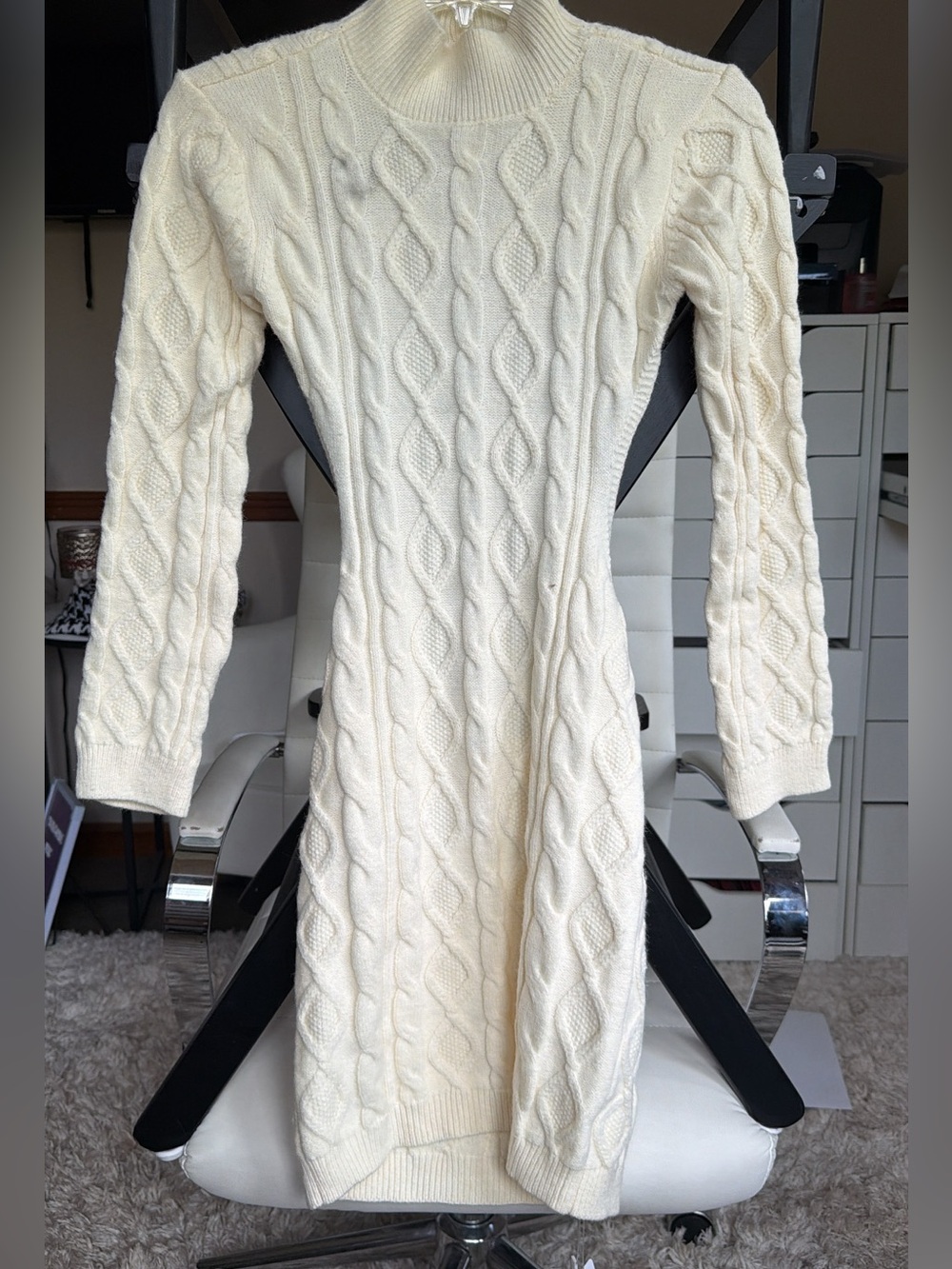 NWT Do my self cream sweater dress